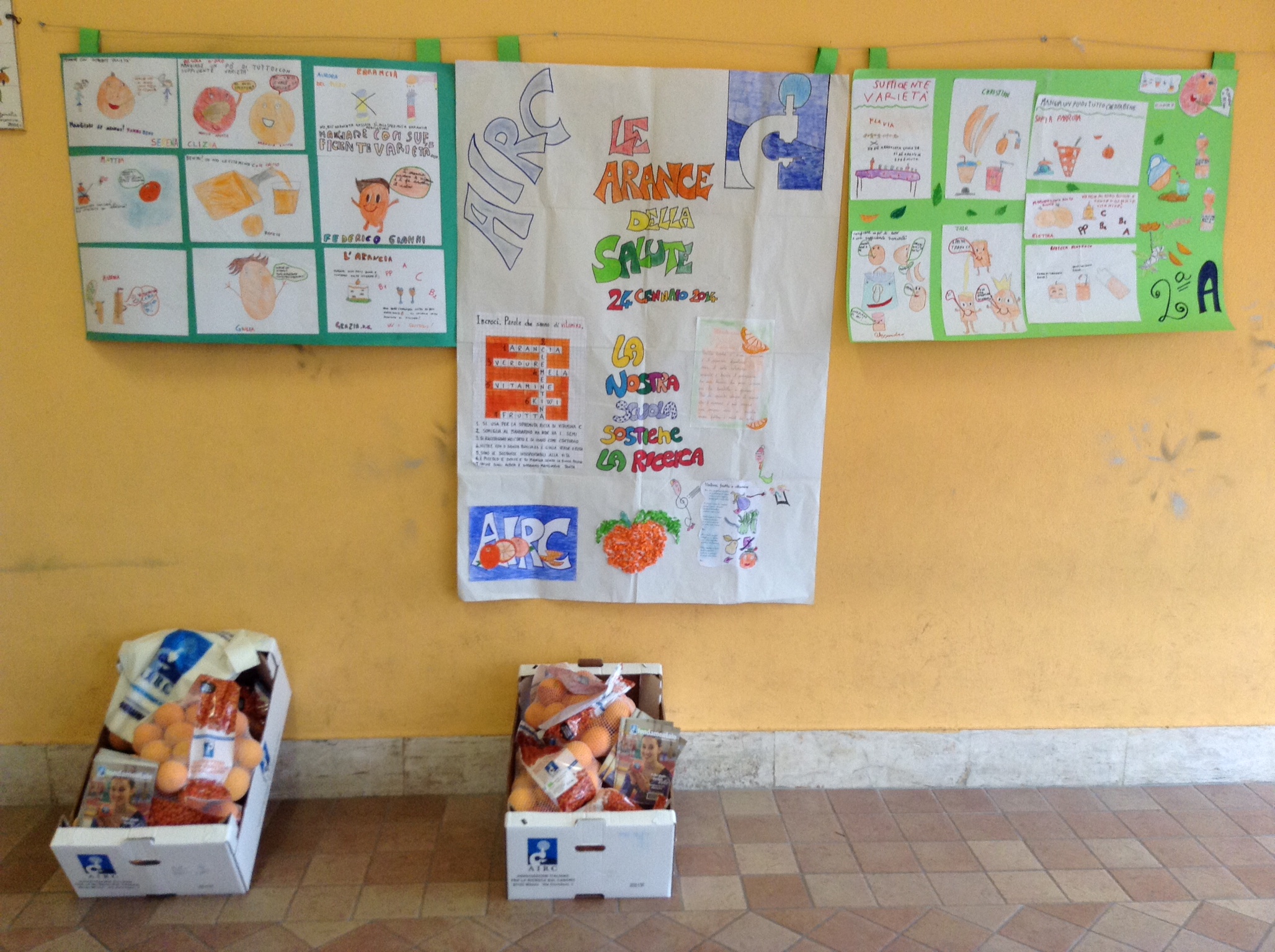Distribuzione “Arance della salute 2014”: l’esperienza degli alunni del Plesso Repubblica (S. M. Mole)
